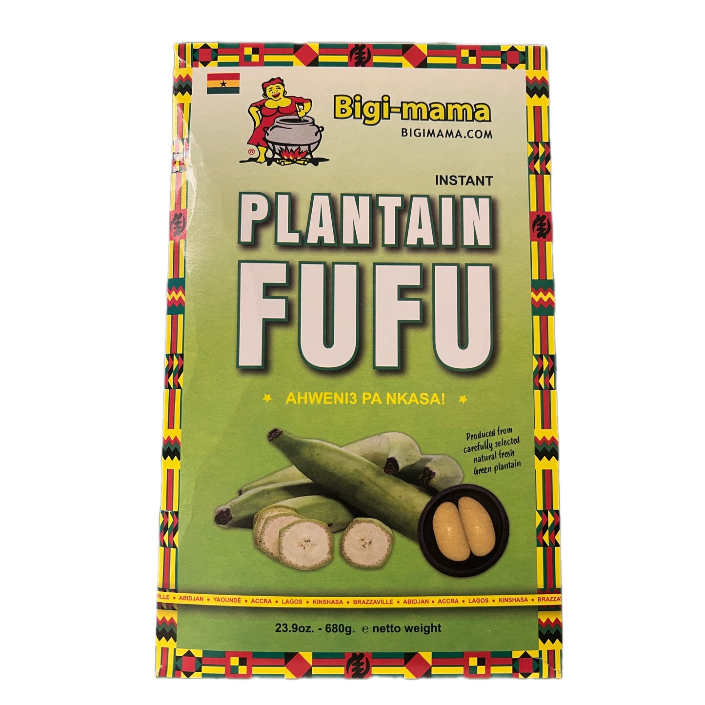 Bigi-Mama Plantain Fufu 680 g