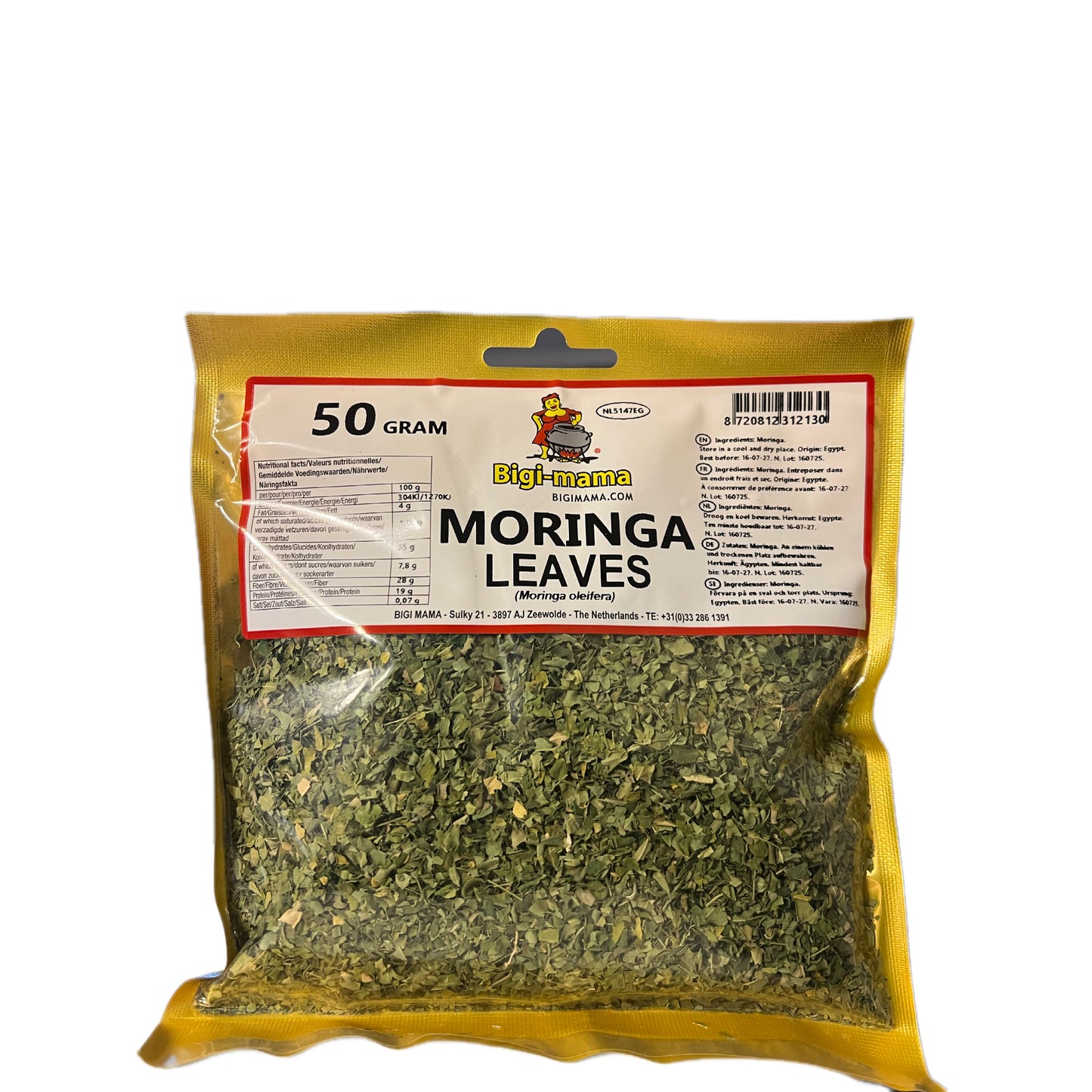 Bigi-Mama Moringa Leaves 50 g