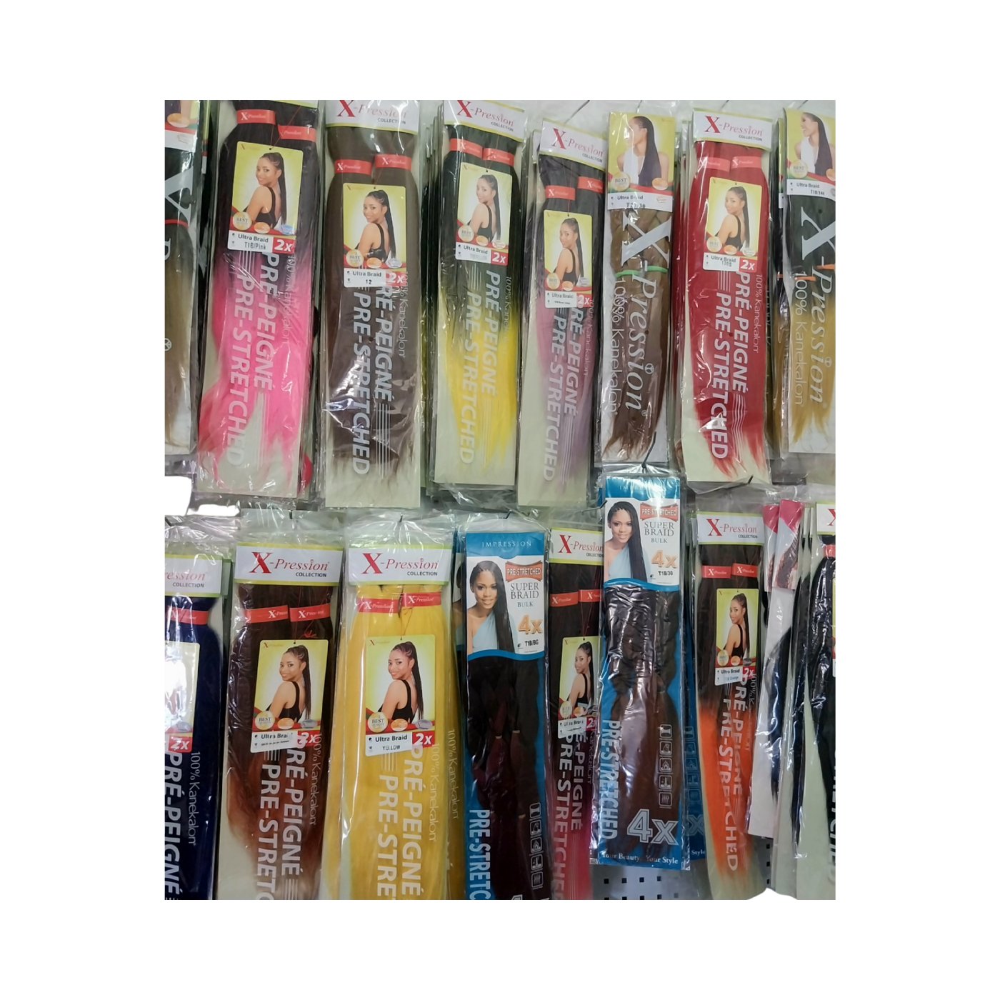 Flettet hår og extensions