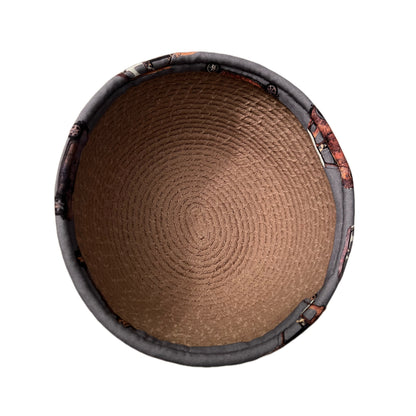 Handmade baby blanket and decorative basket Set