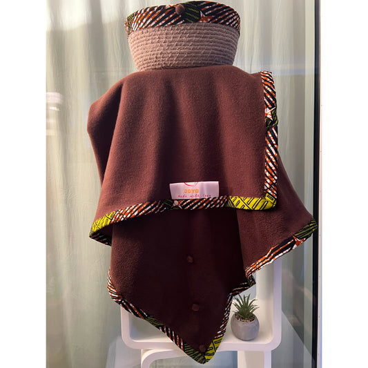 Handmade baby blanket and decorative basket Set