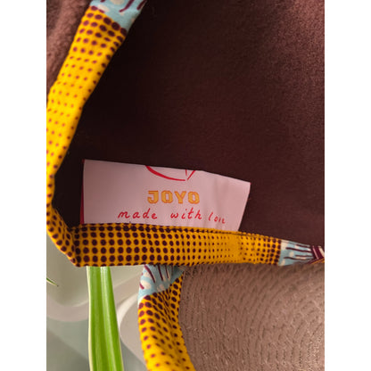 Handmade baby blanket and decorative basket set.