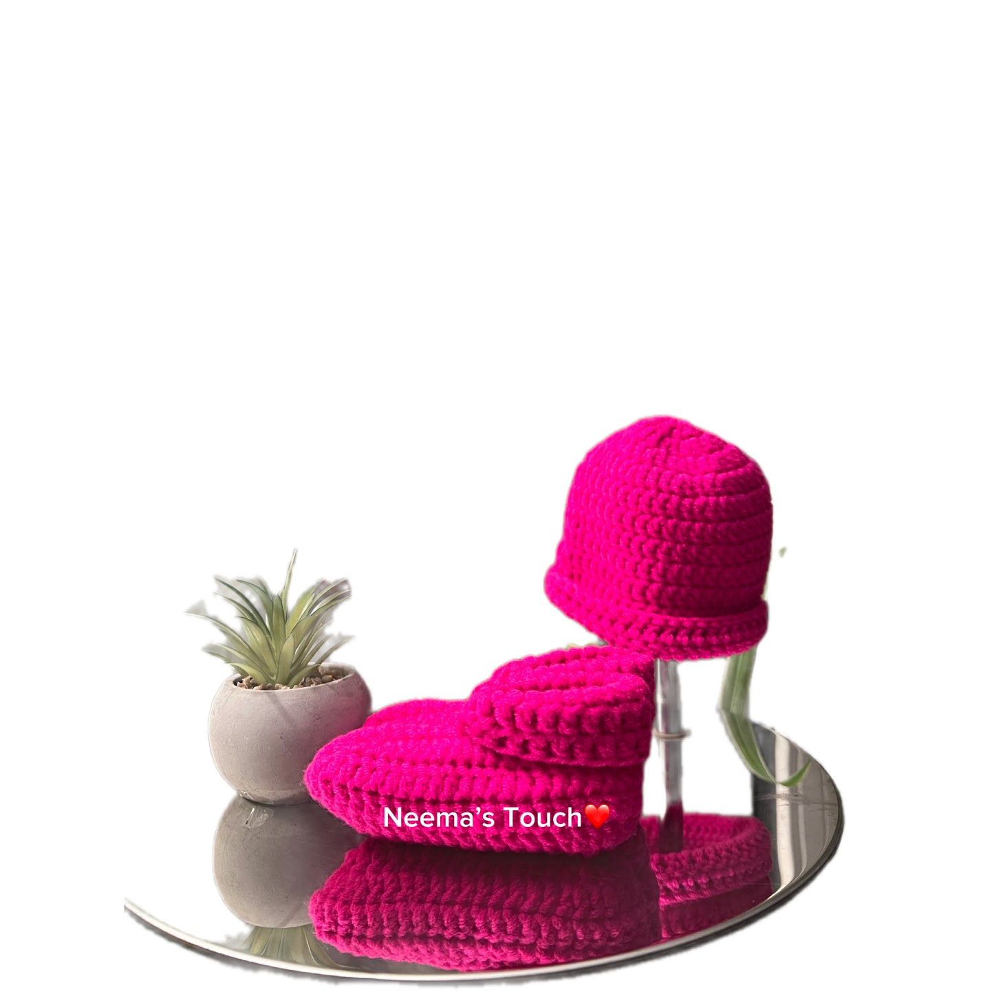 Handmade Baby Hat & Boot