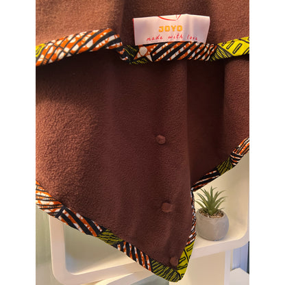 Handmade baby blanket and decorative basket Set